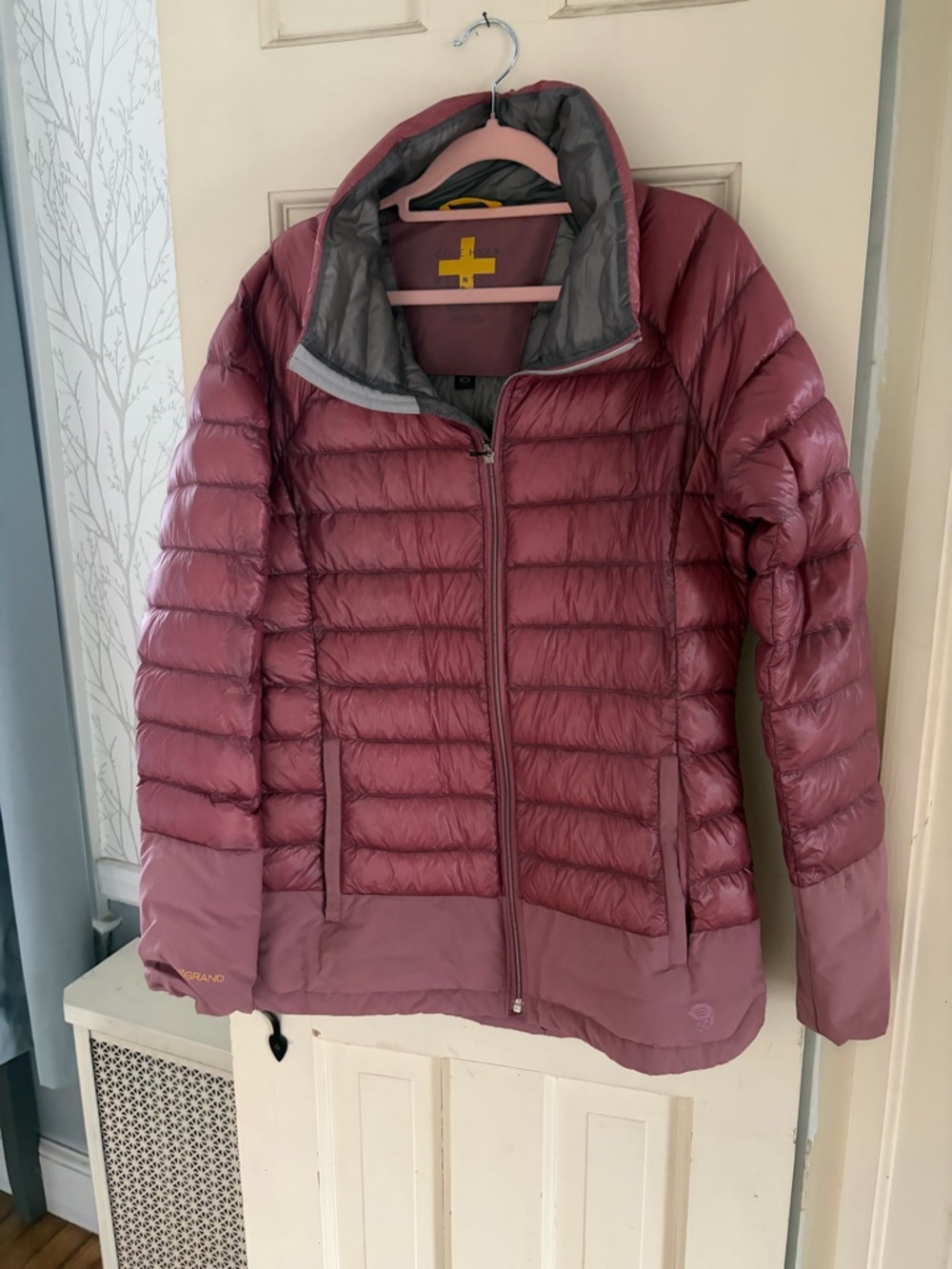 Cole Haan Quilted Lightweight Puffer Jacket - Mauve